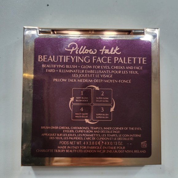 Charlotte Tilbury Pillow Talk Beautifying Face Palette in Medium Deep - Picture 4 of 4
